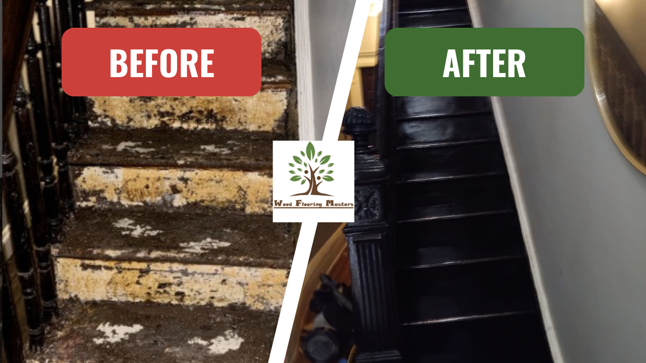 Staircase Refinishing in Brooklyn: A Hardwood Floor Renovation Story (Customer: M.M.)