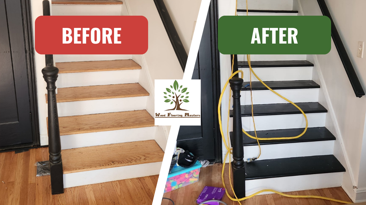 Steps Renovation in Uniondale (Nassau County, Long Island): A Hardwood Floor Renovation Story (Customer: C.J.)