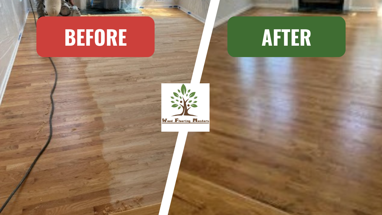 Staining Refinishing in Basking Ridge: A Hardwood Floor Renovation Story (Customer: R.B.)