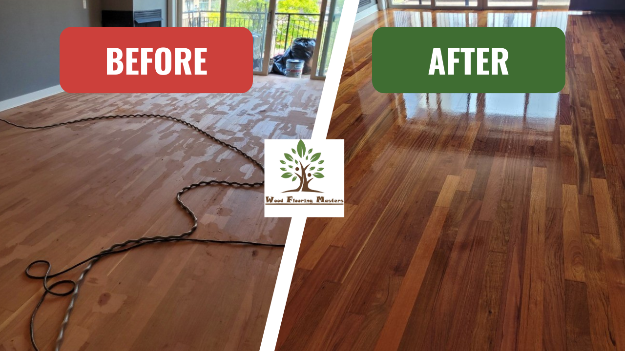 Red Mahogany Stain in Chicago: A Hardwood Floor Renovation Story (Customer: M.C.)