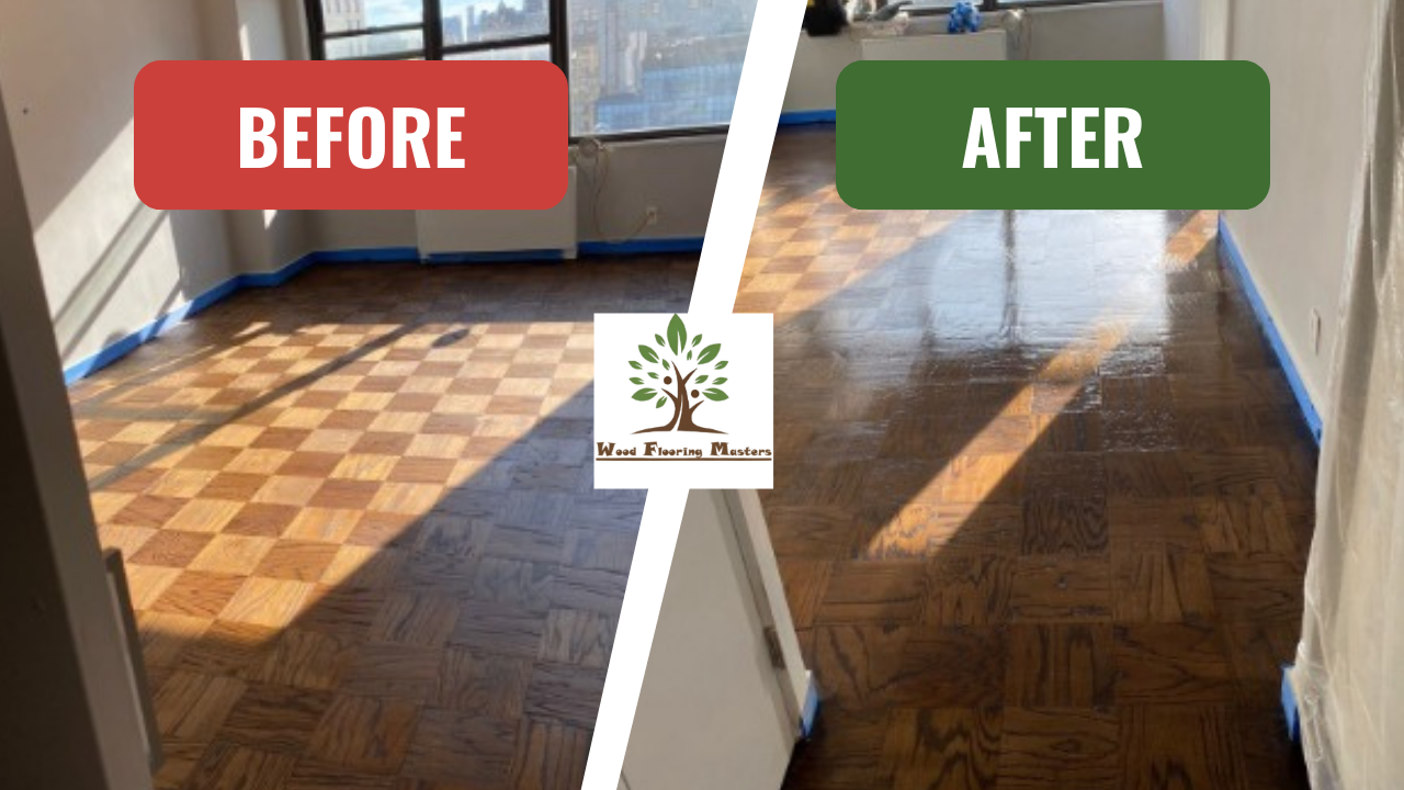 Parquet Hardwood Flooring in Manhattan: A Hardwood Floor Renovation Story (Customer: Z.D.)