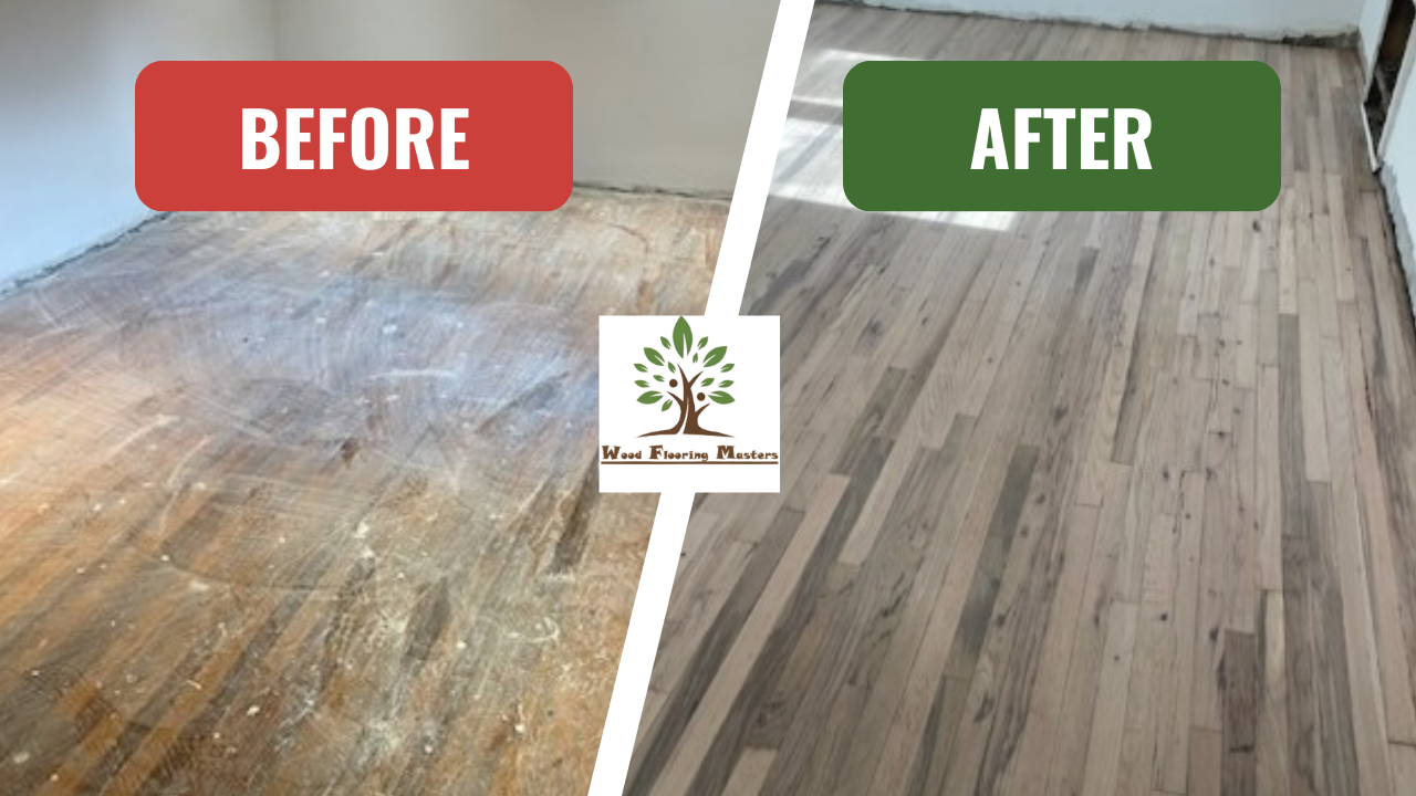 Pickled Oak Stain in Jackson Heights: A Hardwood Floor Renovation Story (Customer: D.H.)