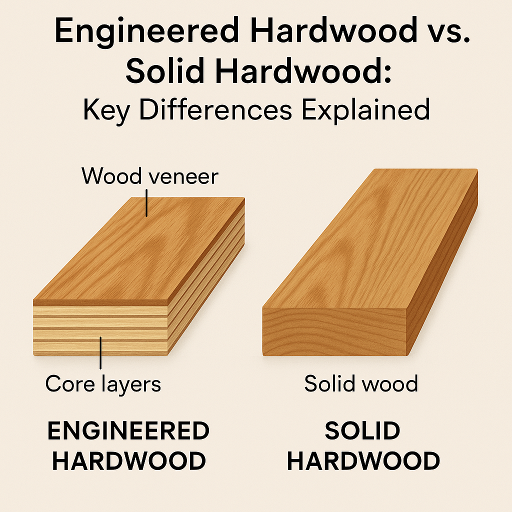 Engineered vs. Solid Hardwood Flooring: Key Differences Explained