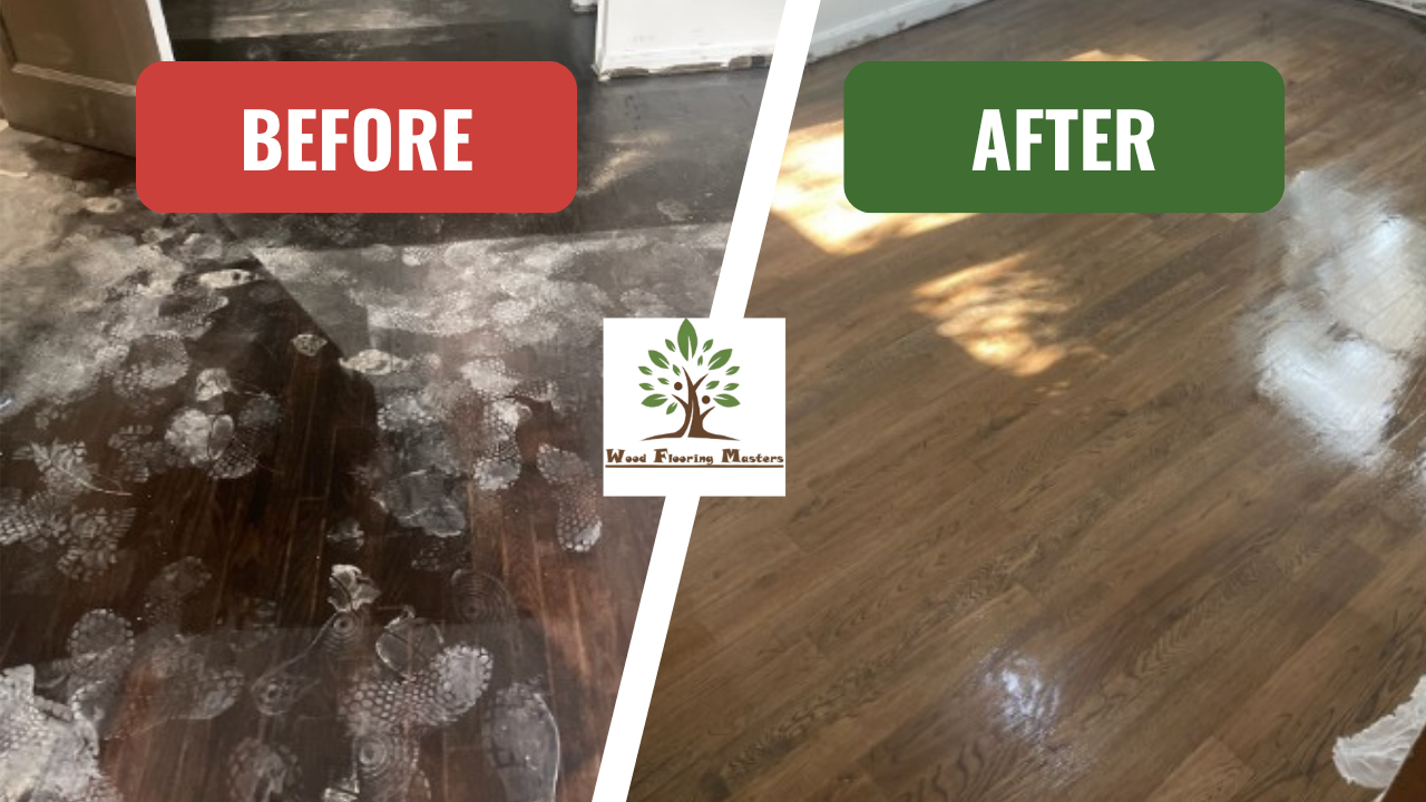 High-Gloss Finishing & Dark Walnut Stain in Greenwich Village, Manhattan: A Hardwood Floor Renovation Story (Customer: J.C.)