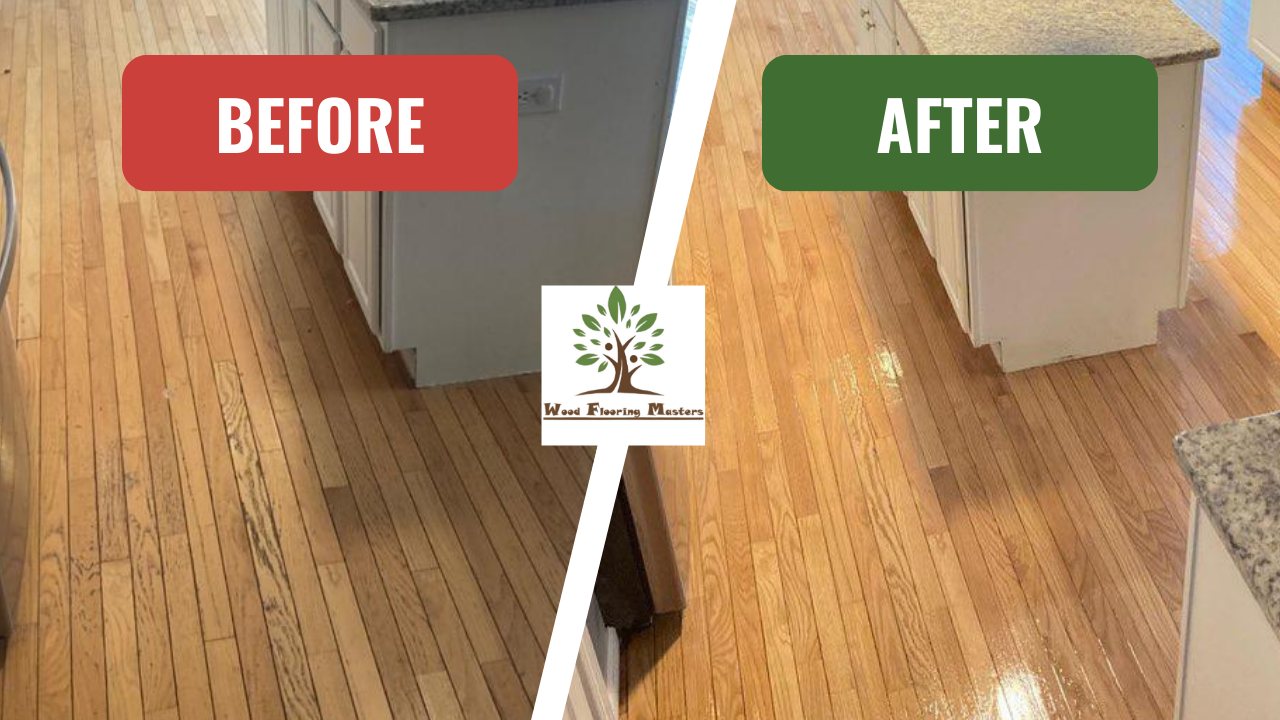 Kitchen Hardwood Refinishing in Fogelsville, PA: A Hardwood Floor Renovation Story (Customer: A.M.)