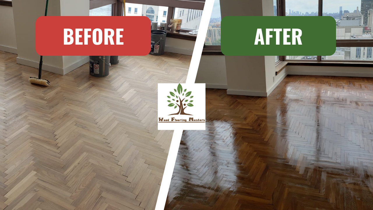Parquet Sanding and Refinishing in Lenox Hill, Manhattan: A Hardwood Floor Renovation Story (Customer: M.M.)