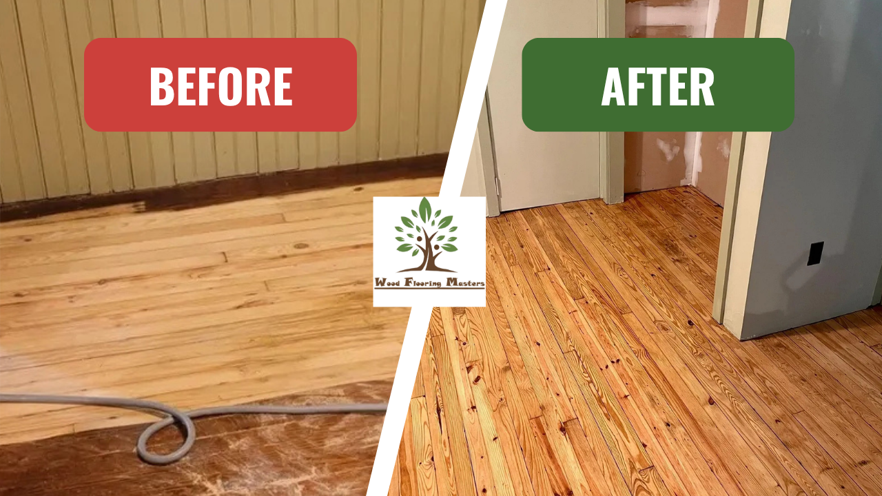Pine Floor Refinishing in Newtown, PA: A Hardwood Floor Renovation Story (Customer: W.H.)