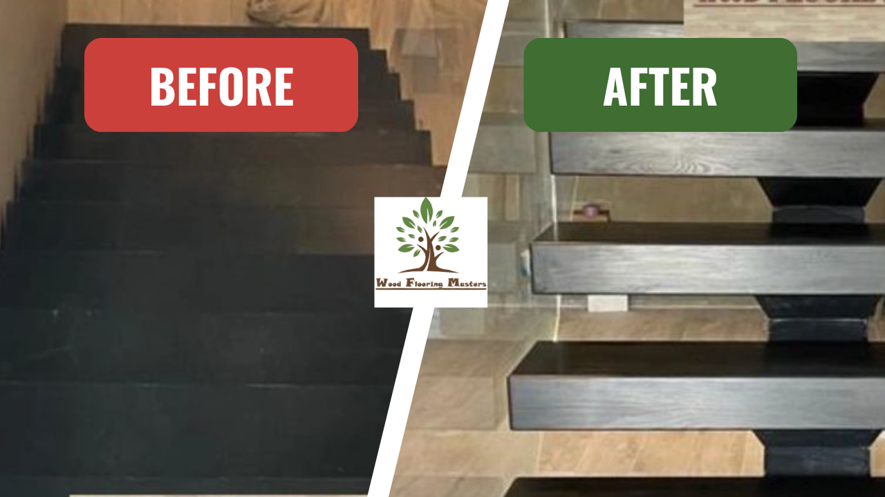 Stair Buffing & Poly in Long Beach, Long Island: A Hardwood Floor Renovation Story (Customer: W.T.)