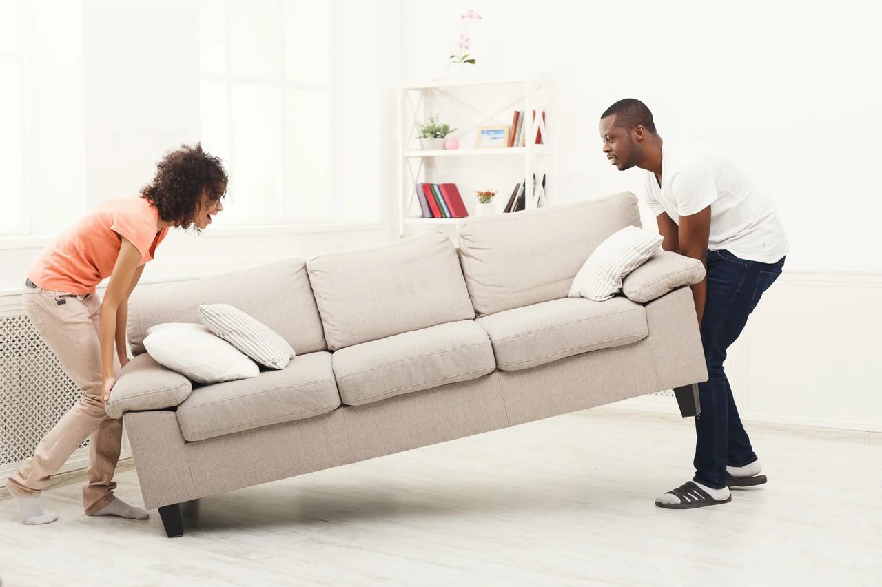 Furniture Moving for Hardwood Flooring Projects